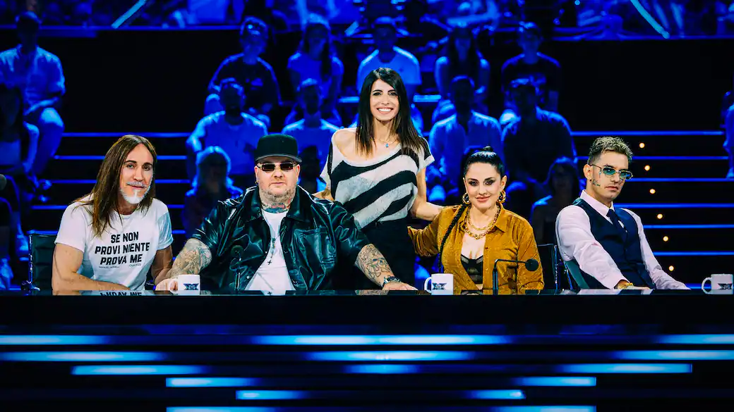 Giudici di X Factor 2024: Manuel Agnelli, Jake La Furia, Paola e Achille Lauro